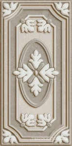 Керамическая плитка Kerama Marazzi Пьяцца Декор  1 матовыйXX 9,9х20 Серый 