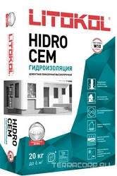 HIDROCEM гидроизол. смесь 20 кг. ZZ