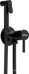 Гигиенический душ Damixa  со смесителем, С ВРУТРЕННЕЙ ЧАСТЬЮ,  черный ZZ Damixa RedBlu Option 217000000