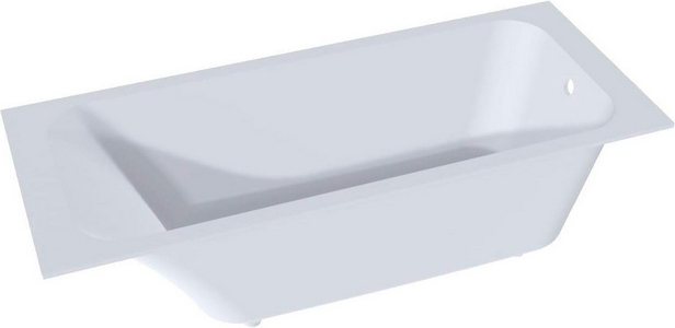 Ванна 1800х800хh600мм, литой камень S-Sense, глянец цв.белый, регулируемые ножки, без стандартного слива-перелива,  ZZ Salini Orlanda 102012G