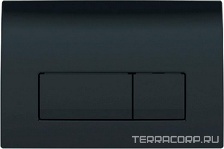 Клавиша смыва монтажного элемента для инсталляции 111.153.00.1,DELTA51 пластик (черный глянцевый), ZZ Geberit Delta 115.105.DW.1