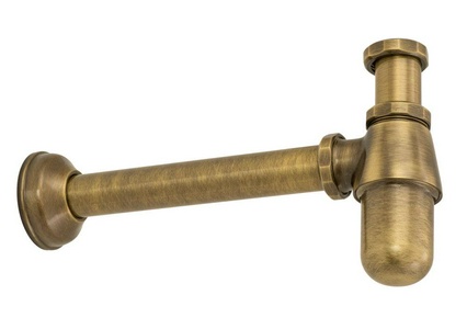 Сифон для раковины бутылочный, 1 1/4, (металл цв.бронза), Migliore ZZ Migliore Универсал 17915