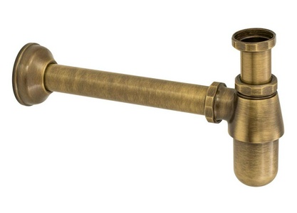 Сифон для раковины бутылочный, 1 1/4, (металл цв.бронза), Migliore ZZ Migliore Универсал 17915