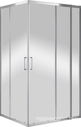 Душевой уголок 1100х900хh1950мм, прямоугольный, правый/левый, (стекло прозр.Idrorepellente 6мм, фурн.цв.хром), Molveno ZZ