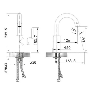 Смеситель для раковины Iddis Sena SENSBR0i01  цв.глянцев хром, ZZ Iddis sena SENSBR0i01 / s410773