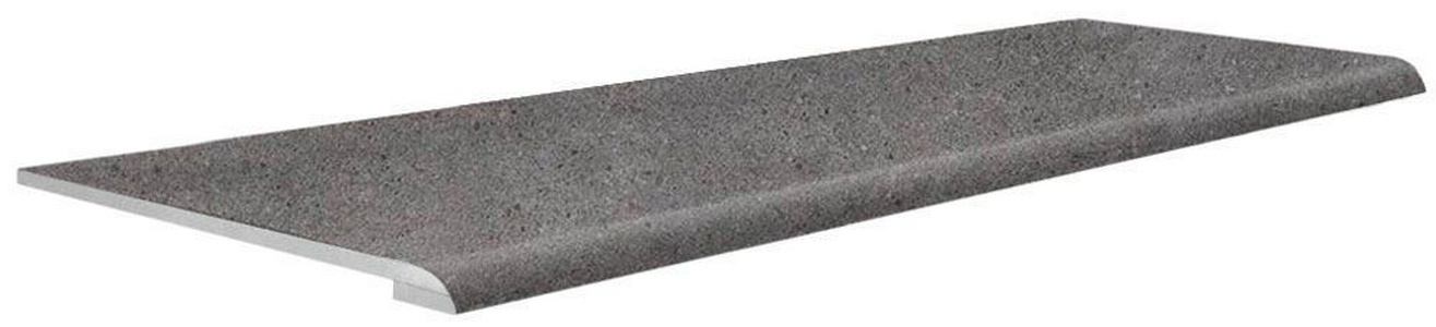 Ступени Kerama Marazzi Фондамента Ступень Double Проходная  серый темный обрезной (n060478)проф:B60x119.5 Серый 