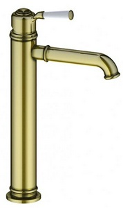 Смеситель для раковины, высокий, без донного клапана, цв.бронза ZZ Timo Selene 
Arisa 5311/02F antique