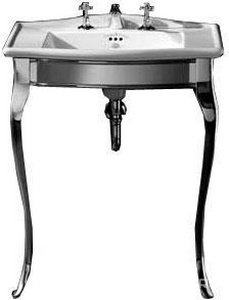 Консоль металлическая для раковины  69,5см, (цв. хром) Lady per  ZZ Devon & Devon Westminster DELADYCR