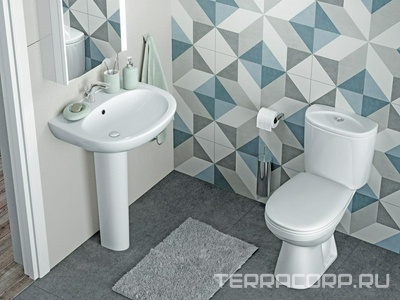 Раковина   55x20x43, цвет белый ZZ Santek Анимо 1.WH11.0.502