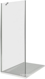 Боковая стенка Good Door  SP-100-C-WE профиль хром, стекло-прозрачное ZZ Good Door Mokka МК00013