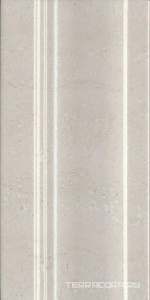 Керамическая плитка Kerama Marazzi Туф Плинтус  бежевый светлый глянцевый 10х20 Бежевый 