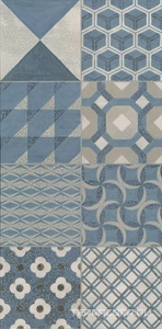 Керамическая плитка Kerama Marazzi Онда Декор  4 матовый обрезной 30х60 Комбинированный 