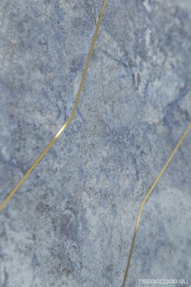Керамическая плитка Kerama Marazzi Эвора Декор синий светлый глянцевый обрезной 30х89,5 Синий, фото 4
