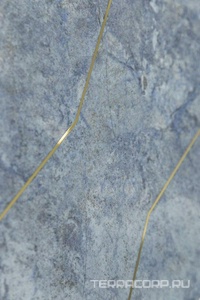 Керамическая плитка Kerama Marazzi Эвора Декор  синий светлый глянцевый обрезной 30х89,5 Синий 