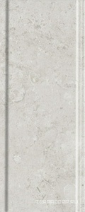 Керамическая плитка Kerama Marazzi Карму Бордюр  серый светлый матовый обрезной 30х12 Серый 