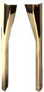 Ножки (2шт.), для установки под тумбу, (алюминий цв.золото),  ZZ Kerasan Waldorf 919491