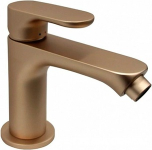 Смеситель для биде  однорычажный с донным клапаном, золотой атласный ZZ Kerama Marazzi OLE 69425KM.M0.071