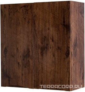 Шкаф подвесной с двумя распашными дверцами, 700х300хh750мм, (цв.Rovere Moro),  ZZ BelBagno Marino FLY-MARINO-700-2A-SC-RW-P