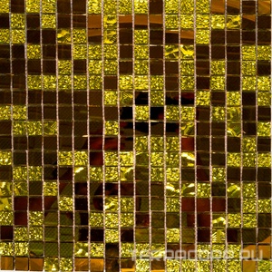 Мозаика Мастера Керамики Glass Мозаика золото А1506 (чип 15x15) 30х30 Золотой 