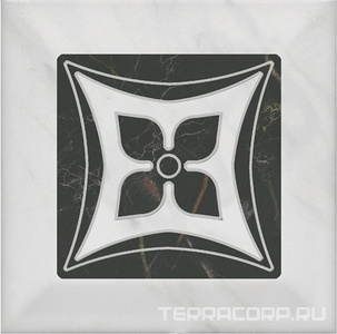 Керамическая плитка Kerama Marazzi Келуш Декор  2 грань черно-белый XX9,8х9,8 Комбинированный 