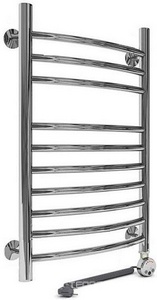 Полотенцесушитель "К", 500*800 мм, 12 перекладин, электрический, установочный набор в комплекте ZZ Fenix K К 500/800 /электро