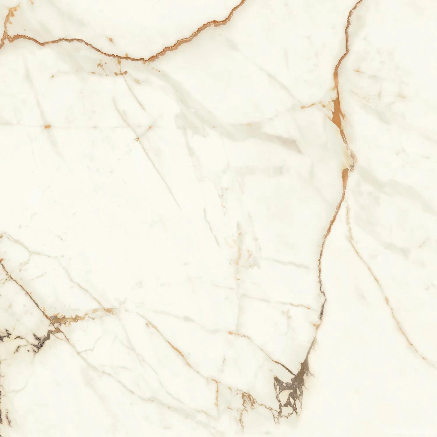 Керамогранит Atlas Concorde Italy Marvel Shine Marvel Calacatta Imperiale Lappato 75x75 XX Белый, фото 5