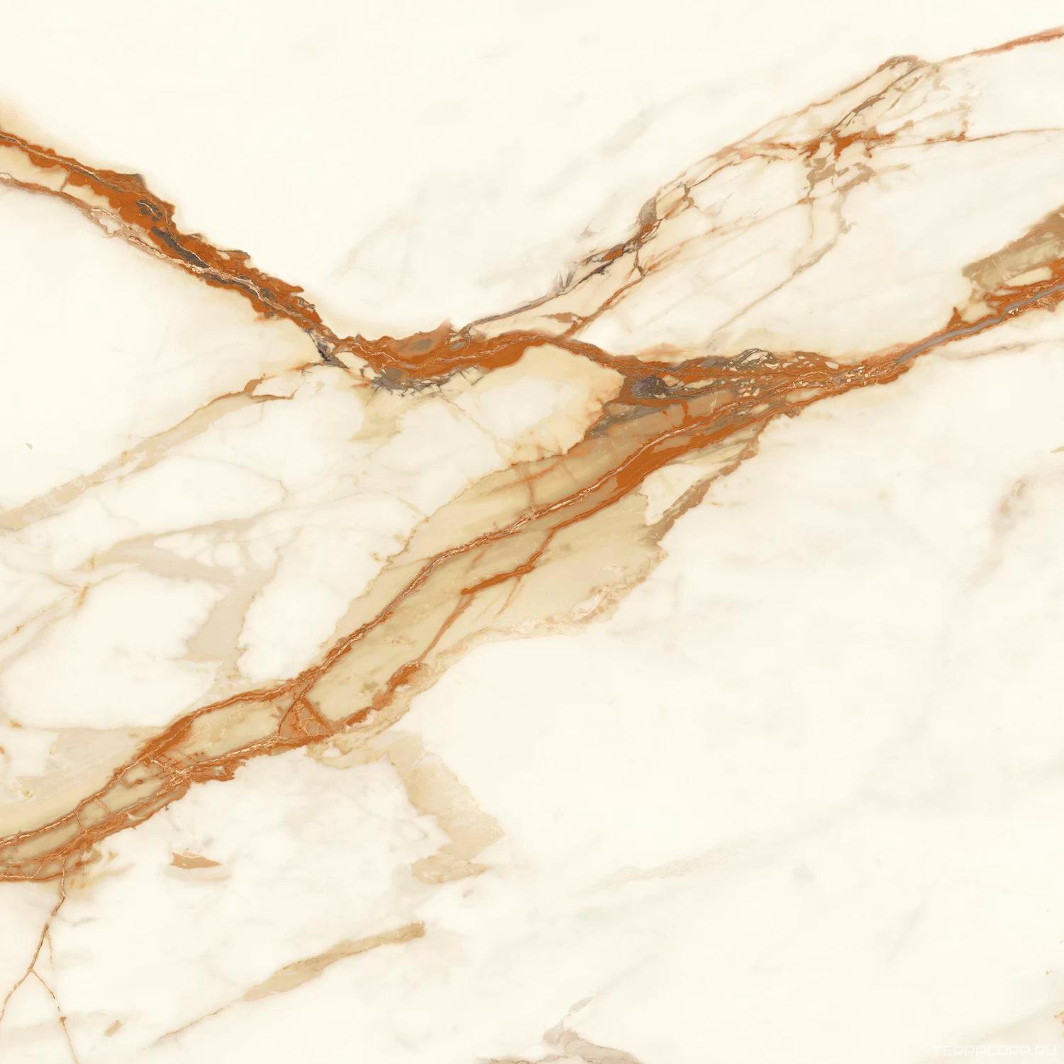Керамогранит Atlas Concorde Italy Marvel Shine Marvel Calacatta Imperiale Silk 75x75 XX Белый, фото 4