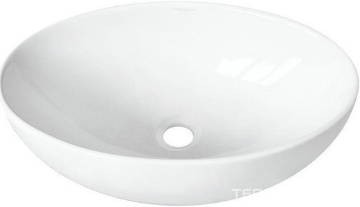 Раковина-чаша  Slim 53x34 см, БЕЗ отверстия под смеситель, белая Sanita Luxe Ringo WB.CT/Ringo/53-N.Slim/WHT.G/S1 / RNGSLWB01S