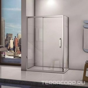 Душевое ограждение Antares WTW-120-C-CH, стекло прозрач. профиль хром, 1200х1950 см, ZZ Good Door ANTARES АН00002