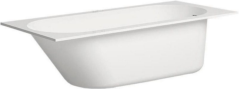 Ванна 1700х700хh600мм, встраив., литой камень S-Stone матовый цв.белый, д/к Up&Down в цвет ванны, интегрир.слив-перелив, ножки компл,  ZZ Salini Ornella Kit 102423M