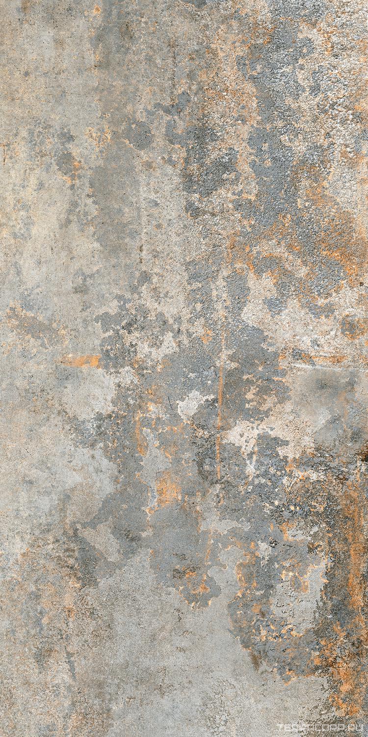 Керамогранит Pamesa Rusty Metal Silver Luxglass 60x120 Rec. Серый, фото 3
