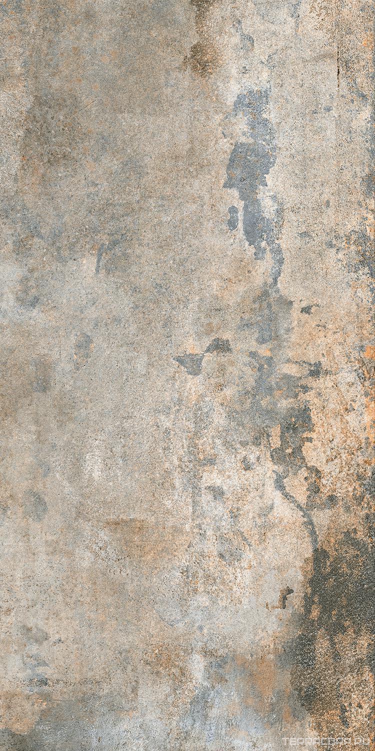 Керамогранит Pamesa Rusty Metal Silver Luxglass 60x120 Rec. Серый, фото 7