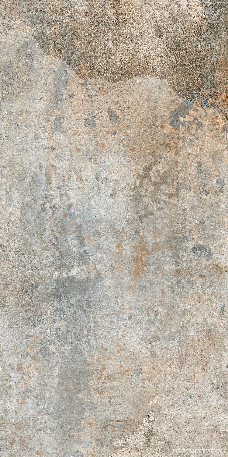 Керамогранит Pamesa Rusty Metal Silver Luxglass 60x120 Rec. Серый, фото 5