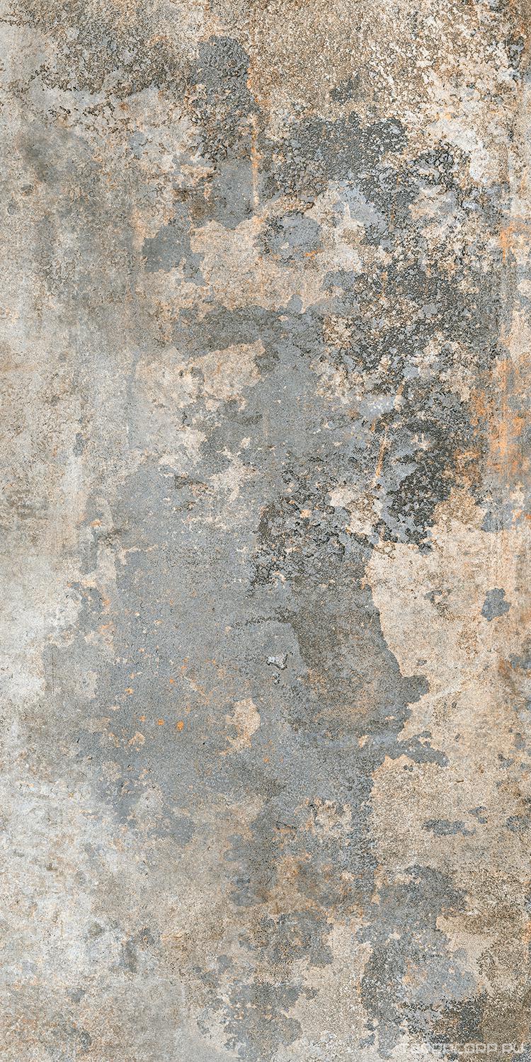 Керамогранит Pamesa Rusty Metal Silver Luxglass 60x120 Rec. Серый, фото 6
