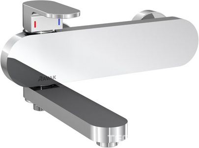Смеситель для ванны  CR 022.00/150 с поворотным изливом Ravak Chrome X070042