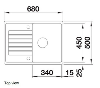 Мойка кухонная Blanco ZIA 45 S Compact 524727 шампань, ZZ Blanco zia 524727 / к.т.431651
