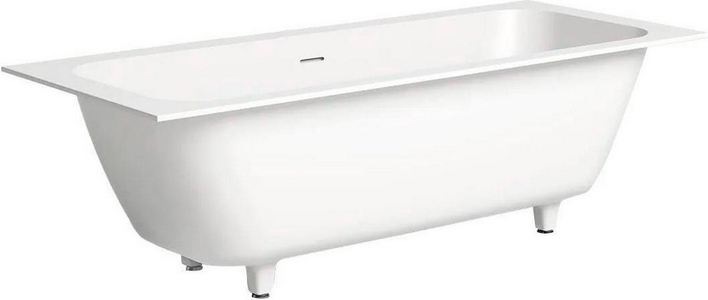 Ванна 1800х800хh600мм, встраив., литой камень S-Sense глянец цв.белый, д/к Up&Down в цвет ванны,интегрир.слив-перелив,ножки компл,  ZZ Salini Ornella Axis Kit 103511G