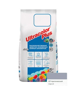   затирка д/швов N127/2кг (Арктический серый) Mapei ULTRACOLOR PLUS 60012702А