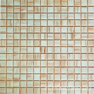 Мозаика Мастера Керамики Glass Мозаика JS17 (чип 20x20) 30.5х30.5 Бежевый 
