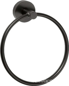 Полотенцедержатель-кольцо, (цв.черный матовый),  ZZ Bemeta Dark 104104060
