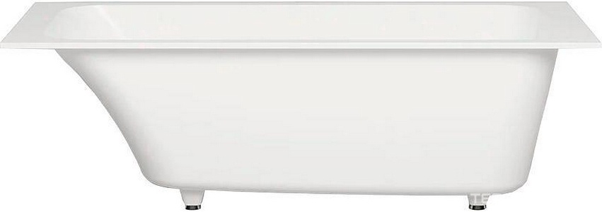 Ванна 1700х800хh600мм, встраив., литой камень S-Sensee глянец цв.белый, д/к Up&Down в цвет ванны, интегрир.слив-перелив, ножки в компл,  ZZ Salini Orlanda Kit 102116G