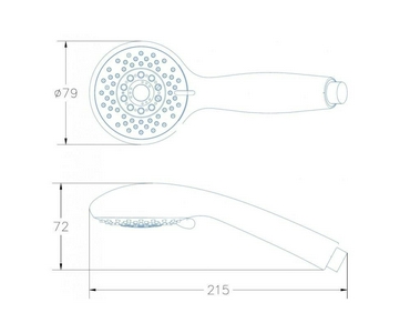 Душевой гарнитур (лейка, держатель,шланг), цвет черный ZZ Aquanet Универсал AF000-07B