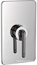 Смеситель для душа, встраиваемый в стену (цв. хром), Philo ZZ