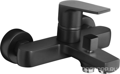 Смеситель для ванны/душа, без аксессуаров, цвет черный матовый Azario Treya AZ-156805024