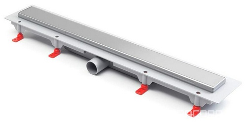Душевой лоток с рамкой Klasik 850 мм D40, хром глянец ZZ