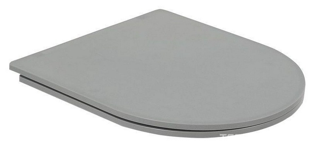 Сиденье для унитаза, с микролифтом, (цв.серый матовый), Colorato ZZ BelBagno colorato BB062SC-GR