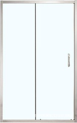 Душевая дверь Azario MILTON, раздвижная 120х200, стекло 6мм, цвет профиля серебро, стекло прозрачное ZZ