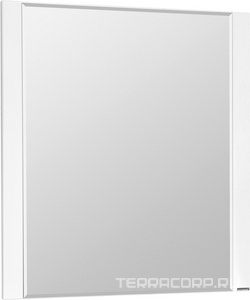 Зеркало  80 800*858*21, цвет белый глянец, крепеж в комплекте ZZ Aquaton Ария 1A141902AA010