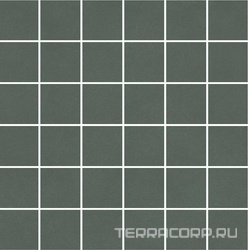Декор Про Чементо мозаичный зелёный матовый 30x30