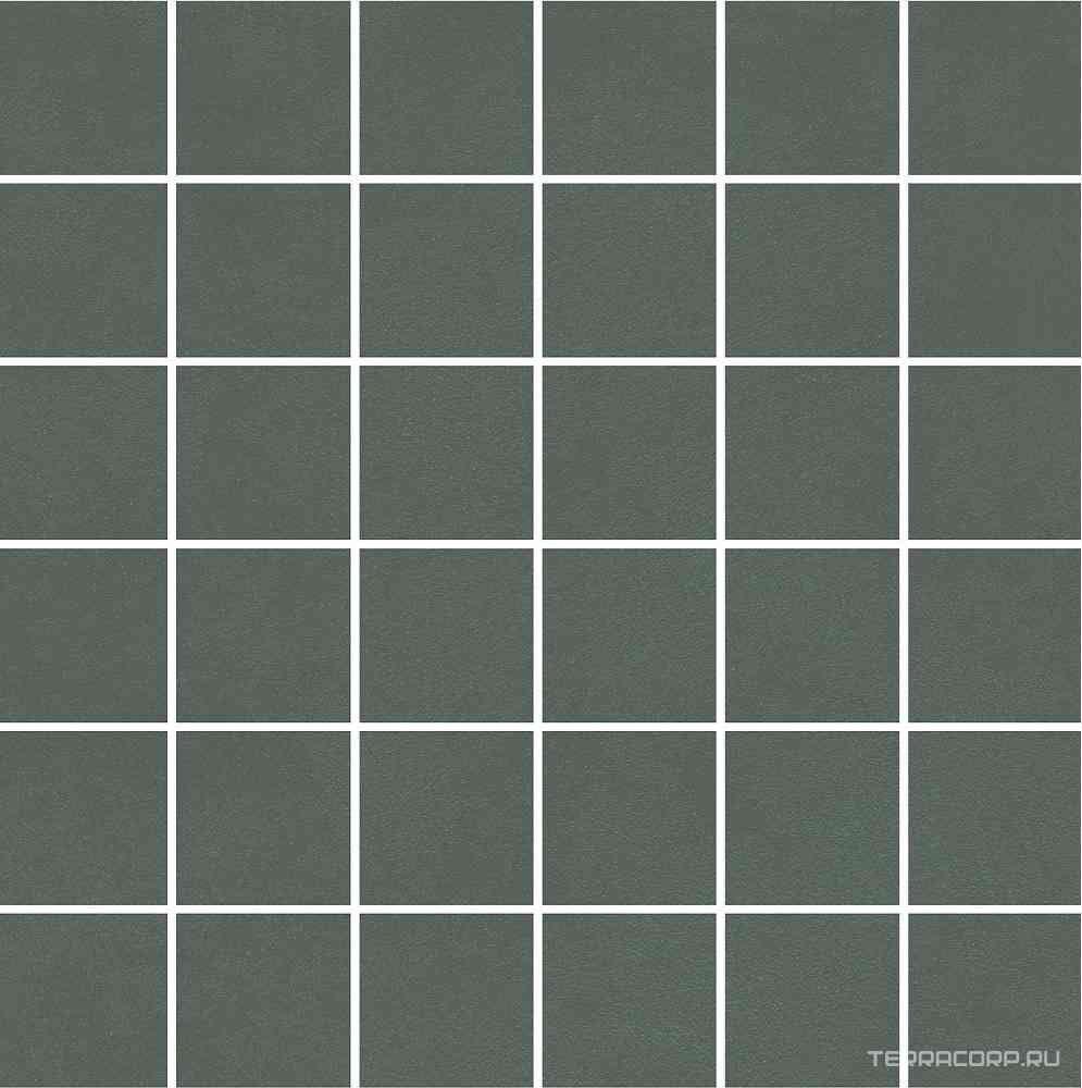 Декор Про Чементо мозаичный зелёный матовый 30x30